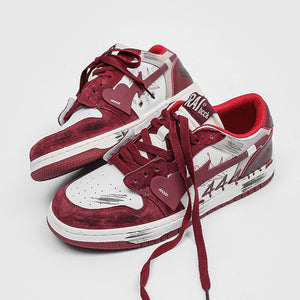 Y2K Red Sneakers Shoes