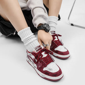 Y2K Red Sneakers Shoes