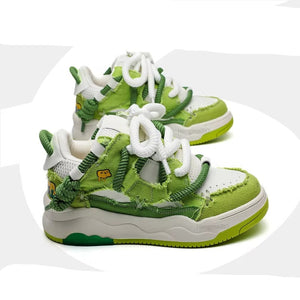 Y2K Retro Leather Shoes