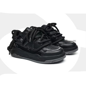 Y2K Retro Leather Shoes