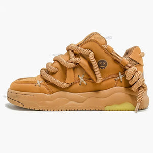 Y2K Retro Leather Shoes