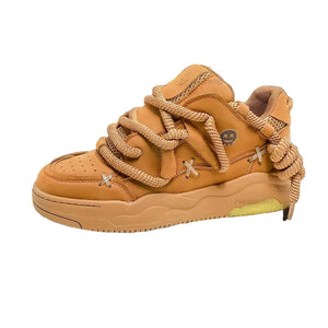 Y2K Retro Leather Shoes