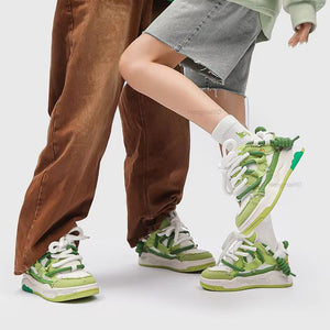 Y2K Retro Leather Shoes