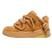 Y2K Retro PU Leather Shoes