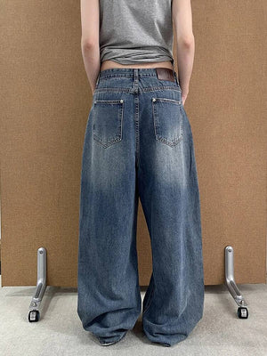 Y2K Ripped Hole Jeans Women's