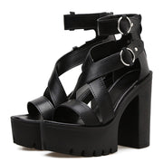 Zapatos estilo sandalias Y2K