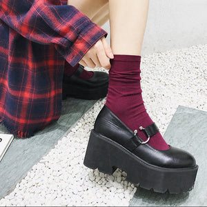 Y2K School Shoes For Girls