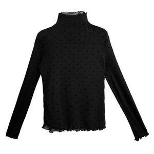 Y2K Set Turtleneck Top and Patchwork Plaid Skirt