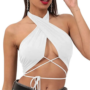 Y2K Sexy Sleeveless Crop Top