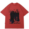 Y2K Shadow Print T Shirt