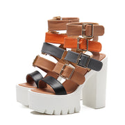 Y2K Shoes Block Heels