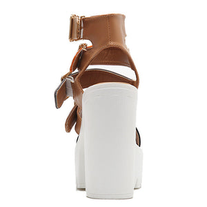 Y2K Shoes Block Heels