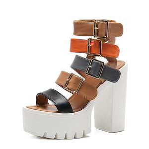 Y2K Shoes Block Heels