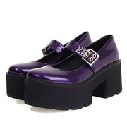 Y2K Shoes Buckle Strap