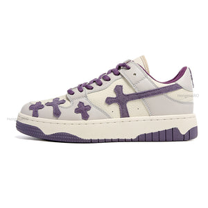 Y2K Shoes Cross Pattern