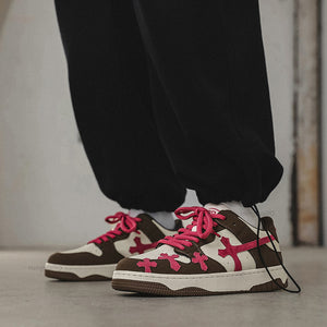 Y2K Shoes Cross Pattern