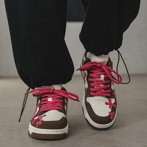 Y2K Shoes Cross Pattern
