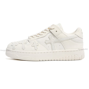 Y2K Shoes Cross Pattern