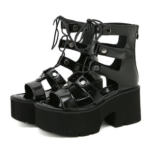 Y2K Shoes Metal Beads Decor