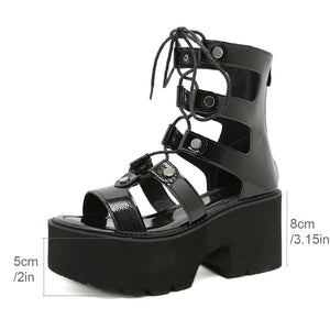 Y2K Shoes Metal Beads Decor