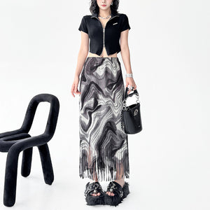 Y2K Skirt Printed