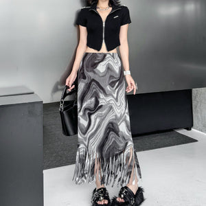 Y2K Skirt Printed