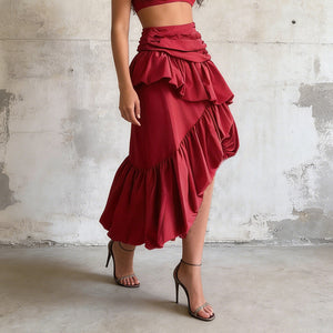 Y2K Skirt Solid Color