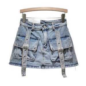 Y2K Skirt Three-Dimensional Pockets