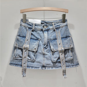 Y2K Skirt Three-Dimensional Pockets