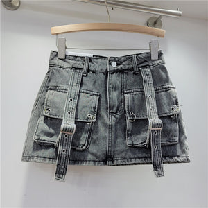 Y2K Skirt Three-Dimensional Pockets