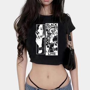 Y2K Sleeveless Crop Top