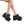 Y2K Solid Black Platform Shoes