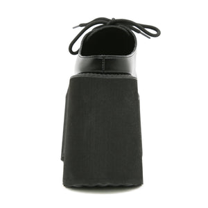 Y2K Solid Black Platform Shoes