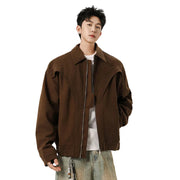 Y2K Solid Color Men's Jackets