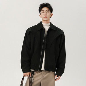 Y2K Solid Color Men's Jackets