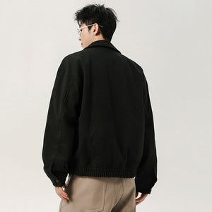 Y2K Solid Color Men's Jackets