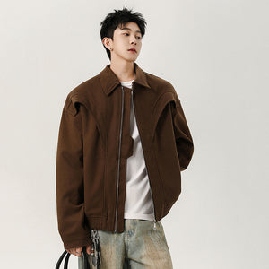 Y2K Solid Color Men's Jackets