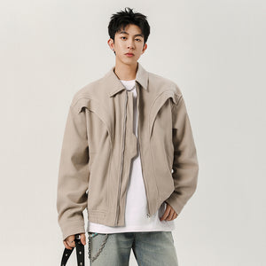Y2K Solid Color Men's Jackets
