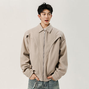 Y2K Solid Color Men's Jackets