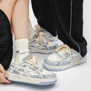 Y2K Star Skateboard Shoes