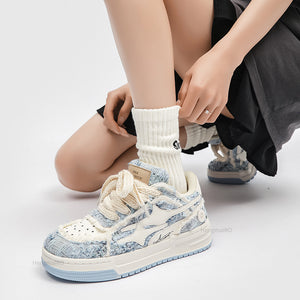 Y2K Star Skateboard Shoes
