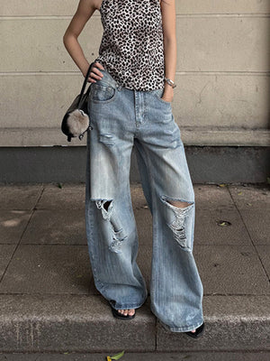 Y2K Straight Barrel Jeans Women's