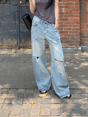 Y2K Straight Barrel Jeans Women's