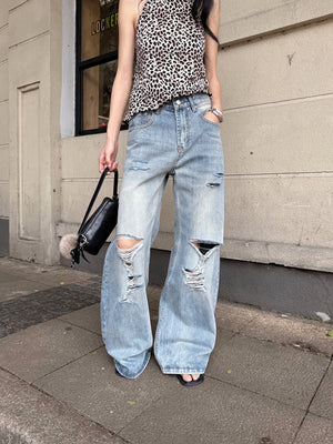 Y2K Straight Barrel Jeans Women's