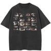Y2K Streetwear T Shirt Black