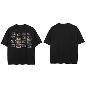 Y2K Streetwear T Shirt Black