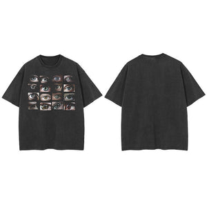 Y2K Streetwear T Shirt Black