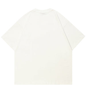 Y2K Streetwear White T Shirts Casual
