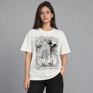 Y2K Style Graphic T Shirt – worn by a woman