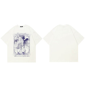 Y2K Style Graphic T Shirt